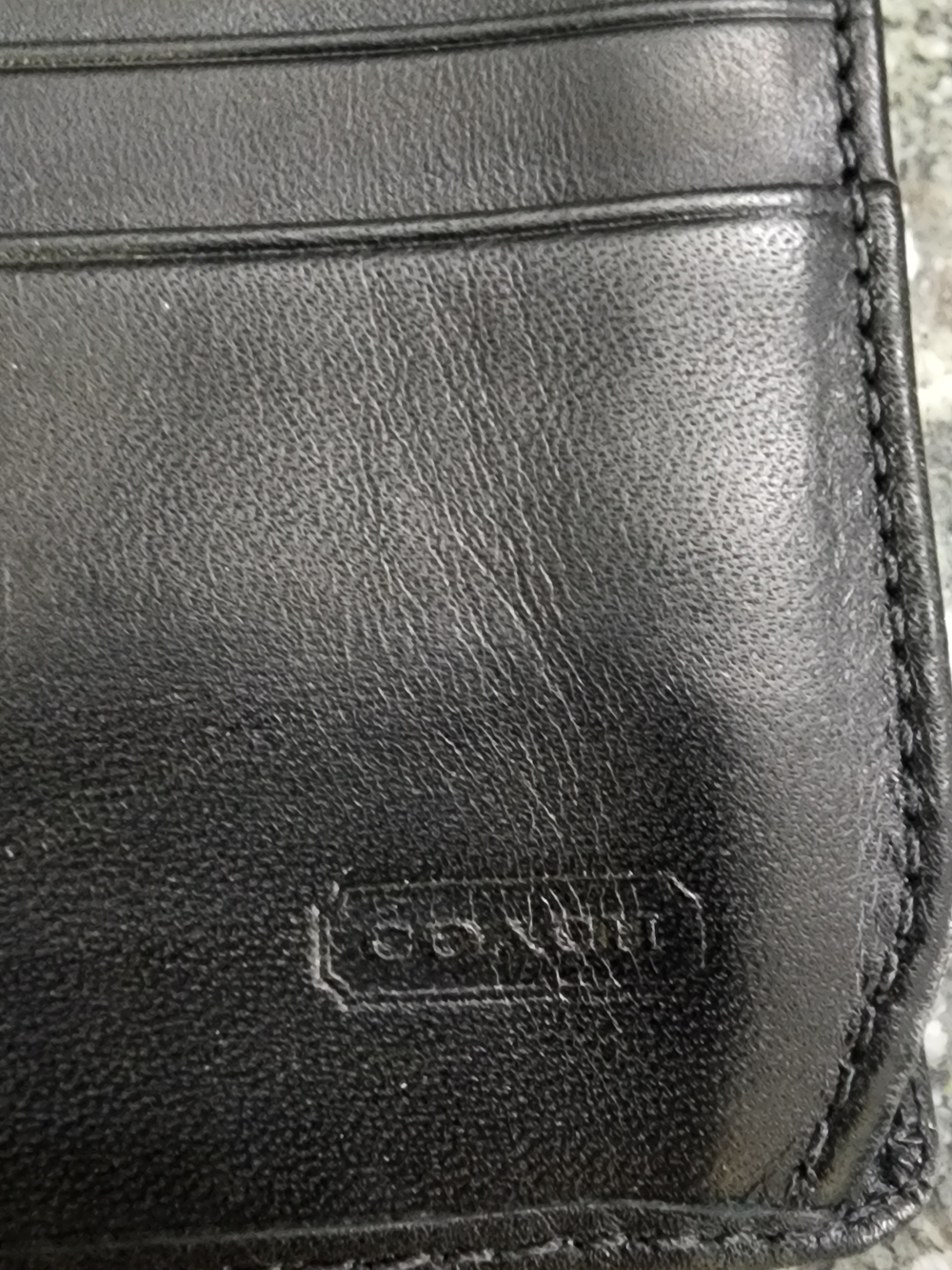 Coach Black Soho Leather Wallet with Gold-Tone Buckle- 7.5×4 - Picture 6 of 6
